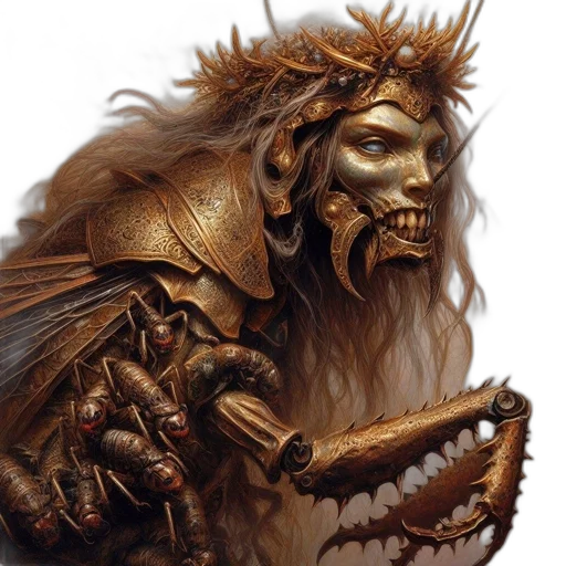 creature, face, jewelry, mask transparent PNG cut-out