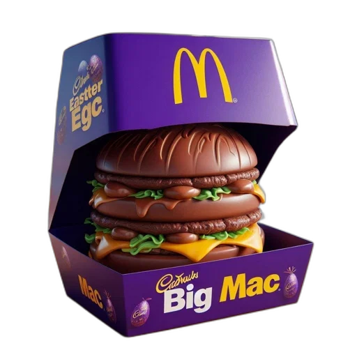 food, crown, 3d render, photorealistic transparent PNG cut-out