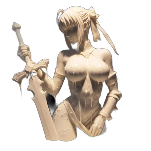 weapon, staff, robot, dress transparent PNG cut-out