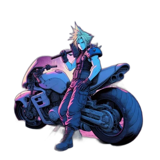 weapon, dragon, sword, jacket transparent PNG cut-out