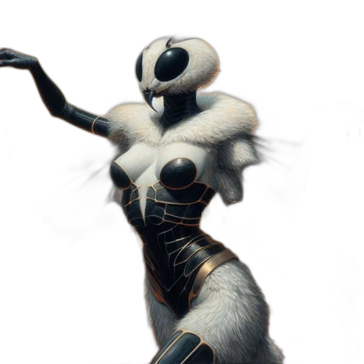 robot, creature, animal, staff transparent PNG cut-out