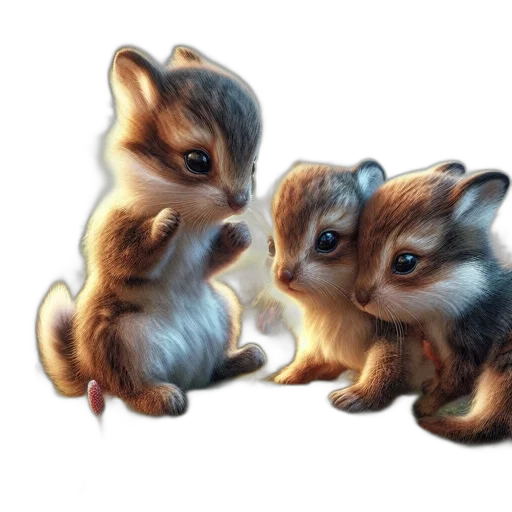 animal, concept art, photorealistic, oil painting transparent PNG cut-out