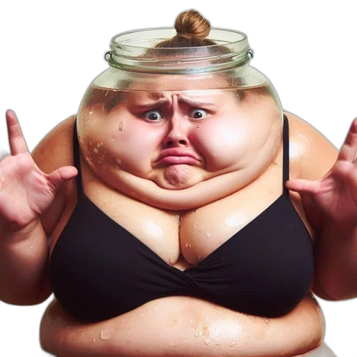 dress, face, creature, hat transparent PNG cut-out