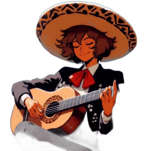 hat, jacket, concept art, watercolor transparent PNG cut-out