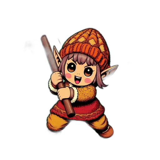 staff, weapon, sword, pixel art transparent PNG cut-out