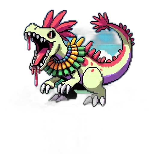 dragon, creature, animal, staff transparent PNG cut-out
