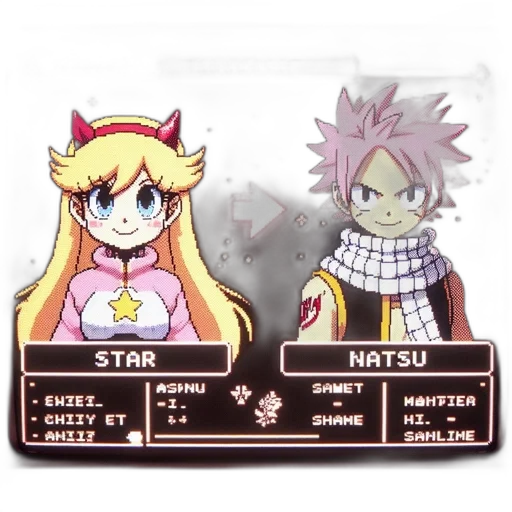 pixel art, anime, concept art, fantasy art transparent PNG cut-out