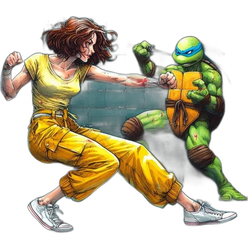 comic book art, concept art, pixel art, photorealistic transparent PNG cut-out