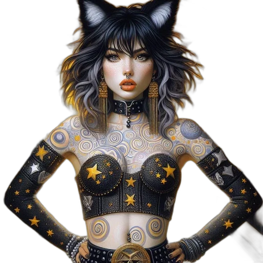 jewelry, fantasy art, concept art, cyberpunk transparent PNG cut-out