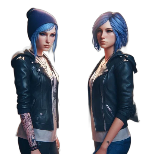 jacket, concept art, 3d render, cyberpunk transparent PNG cut-out