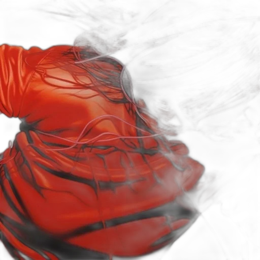 dress, jacket, mask, hair transparent PNG cut-out