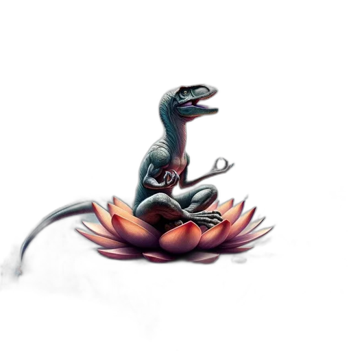 dragon, creature, animal, staff transparent PNG cut-out