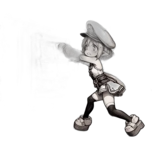 staff, weapon, robot, hat transparent PNG cut-out