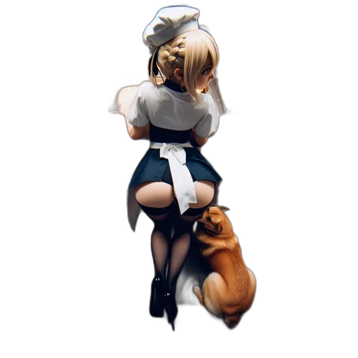 staff, dress, concept art, pixel art transparent PNG cut-out
