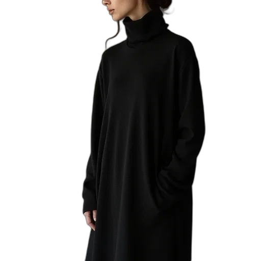 dress, jacket, staff, dark transparent PNG cut-out