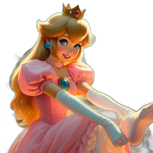 crown, dress, staff, weapon transparent PNG cut-out