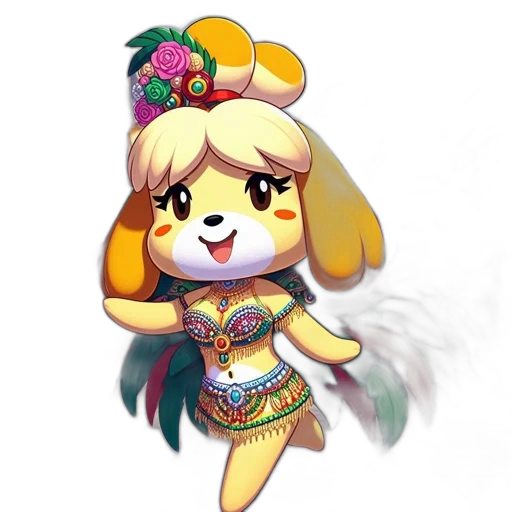 dress, staff, pixel art, concept art transparent PNG cut-out