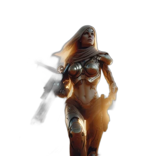 robot, staff, weapon, sword transparent PNG cut-out