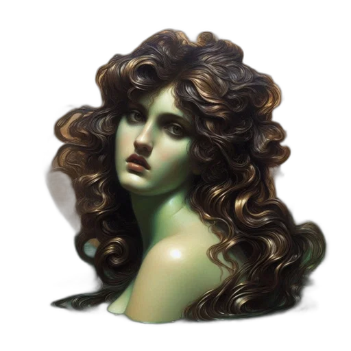 hair, crown, photorealistic, 3d render transparent PNG cut-out