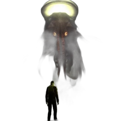 creature, animal, mask, hair transparent PNG cut-out