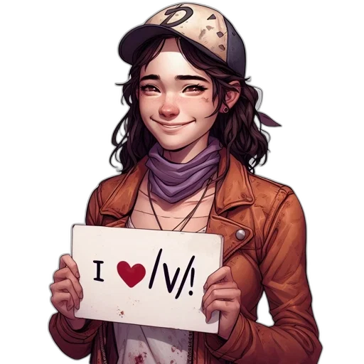 jacket, face, hat, concept art transparent PNG cut-out