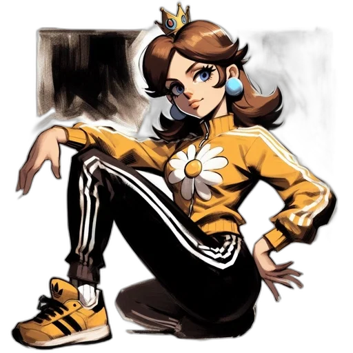 jacket, crown, staff, concept art transparent PNG cut-out