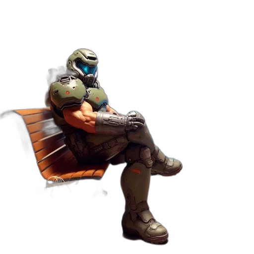 robot, furniture, weapon, face transparent PNG cut-out