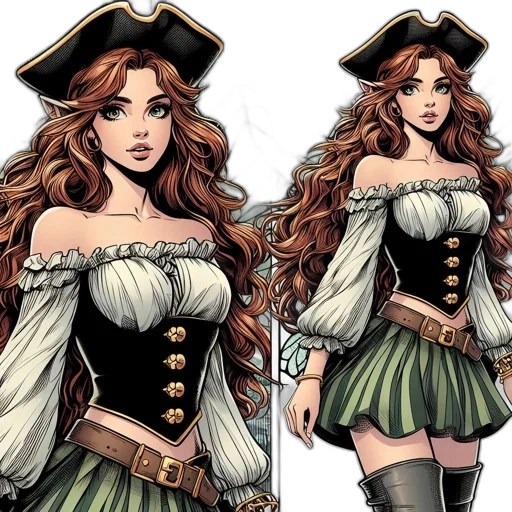 comic book art, fantasy art, concept art, cartoon transparent PNG cut-out