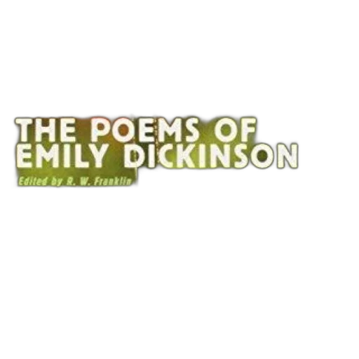 poems, emily, dickinson, edited transparent PNG cut-out