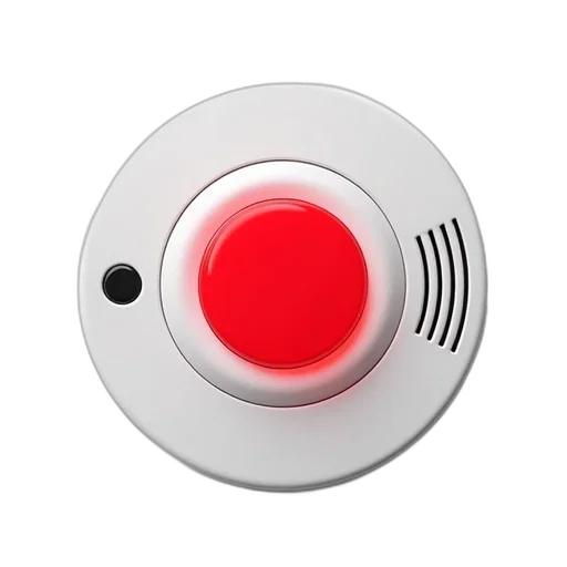 robot, 3d render, red, white transparent PNG cut-out