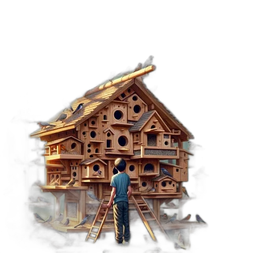 building, furniture, concept art, photorealistic transparent PNG cut-out