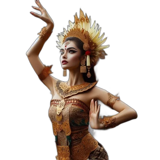 staff, crown, mask, dress transparent PNG cut-out