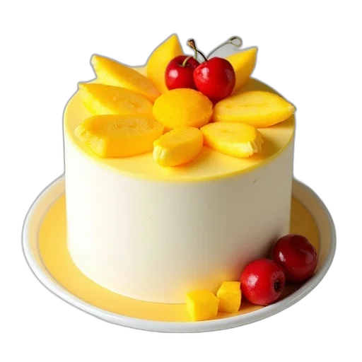 food, crown, 3d render, photorealistic transparent PNG cut-out