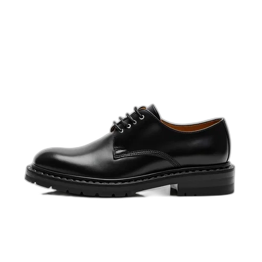 shoes, black, leather, shoe transparent PNG cut-out