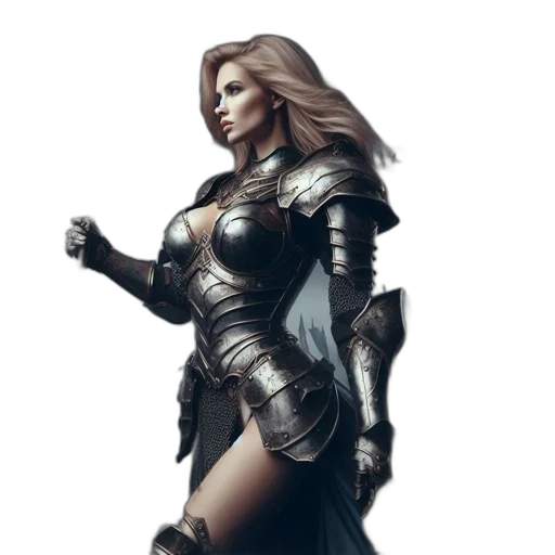 concept art, fantasy art, comic book art, 3d render transparent PNG cut-out