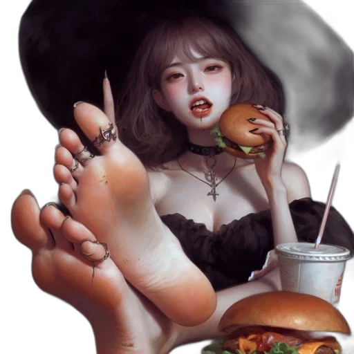food, creature, shoes, face transparent PNG cut-out