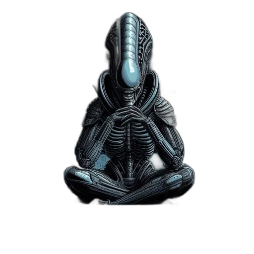 creature, robot, mask, concept art transparent PNG cut-out