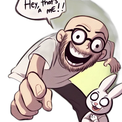 cartoon, comic book art, concept art, anime transparent PNG cut-out