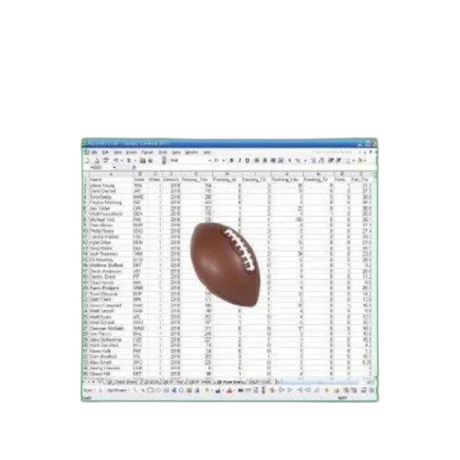 excel, fantasy, football, how transparent PNG cut-out