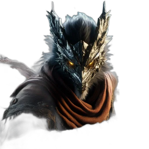 dragon, mask, creature, fantasy art transparent PNG cut-out