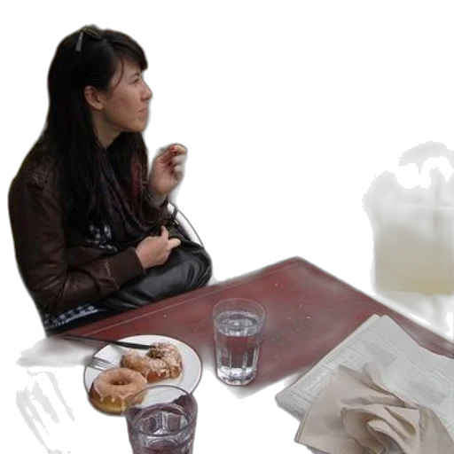 food, jacket, furniture, woman transparent PNG cut-out