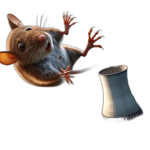 hat, animal, creature, staff transparent PNG cut-out