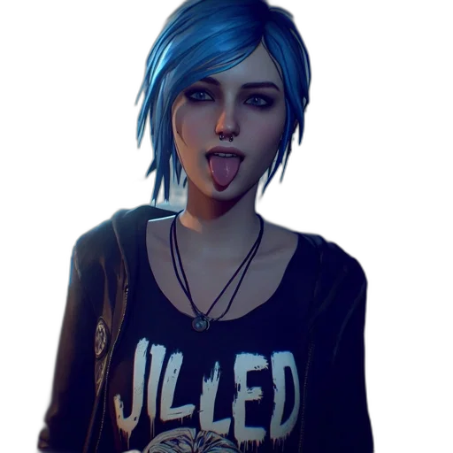 face, jacket, concept art, cyberpunk transparent PNG cut-out