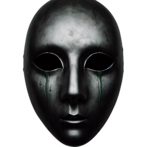 mask, face, concept art, photorealistic transparent PNG cut-out