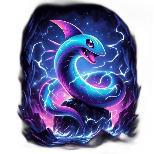 dragon, creature, staff, animal transparent PNG cut-out