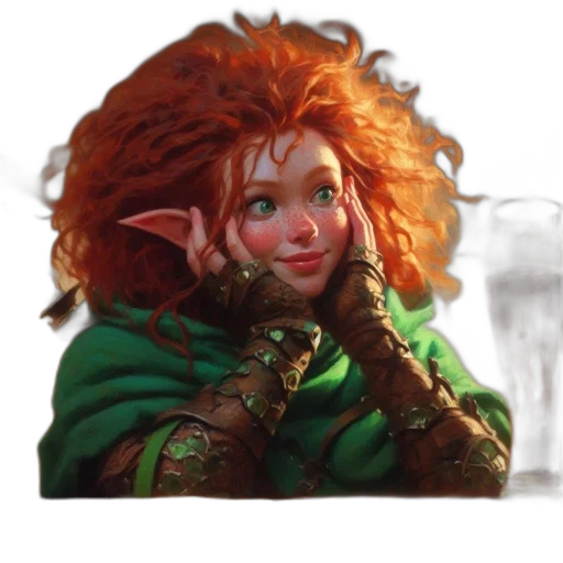 face, dragon, hair, crown transparent PNG cut-out