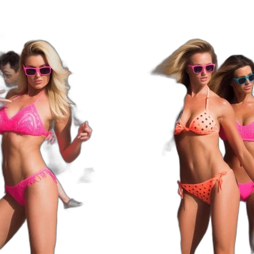 3d render, concept art, photorealistic, neon transparent PNG cut-out