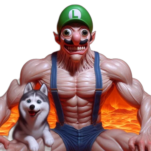animal, creature, mask, concept art transparent PNG cut-out