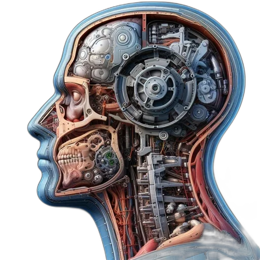 robot, face, mask, concept art transparent PNG cut-out