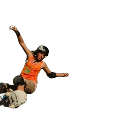 3d render, concept art, outer space, skateboarder transparent PNG cut-out